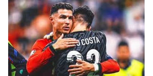 Eine bewegende Szene im Europapokal